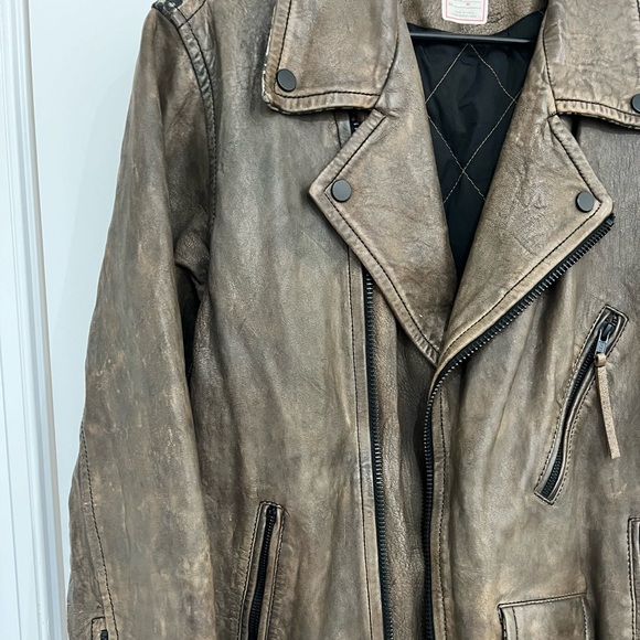 Free People Over You Moto Leather Jacket - Picture 2 of 6